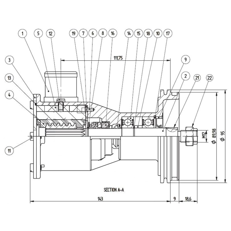 Купить Johnson Pump 10-24630-03 Bronze Impeller Pump F7B-9, фланцевая версия, подключение шланга 32 мм, 1/1, MC97 7ft.ru в интернет магазине Семь Футов