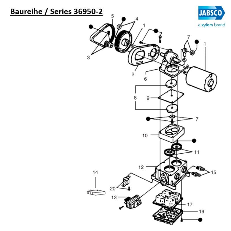 Купить Jabsco 44127-1000 Демпфер пульсации 7ft.ru в интернет магазине Семь Футов