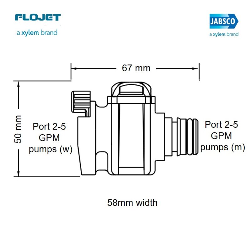 Купить Flojet 01740300B Mini-Strainer, 40 MESH (fine filter), plug-in connection for pump (m) x plug-in connection (f) 7ft.ru в интернет магазине Семь Футов