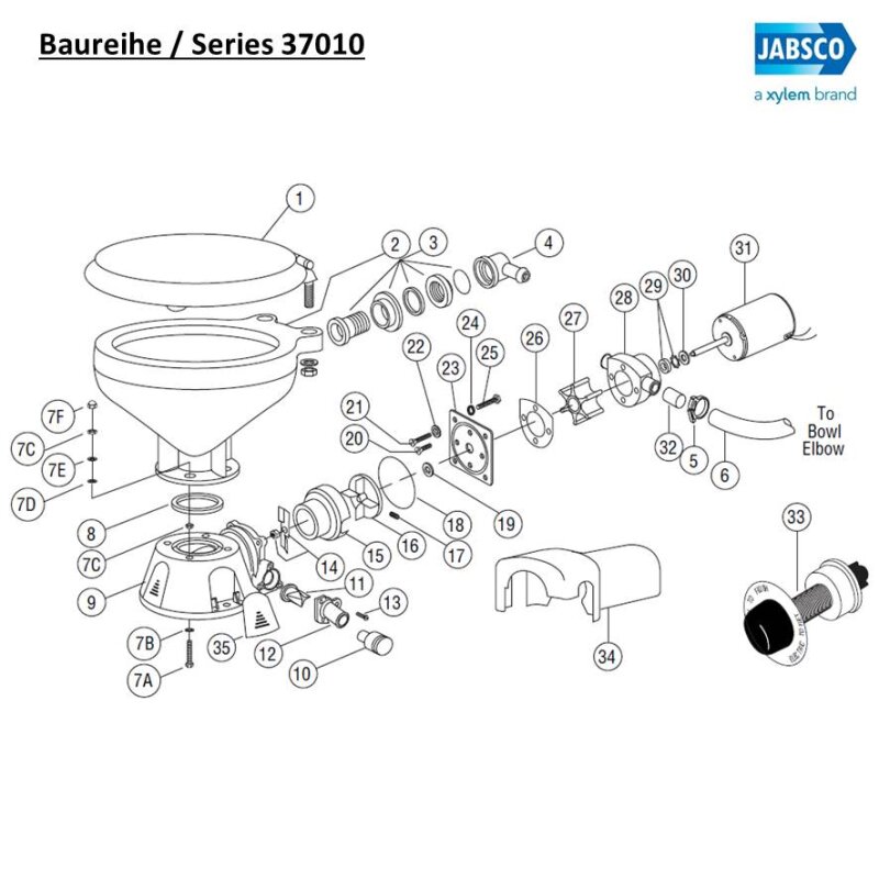 Купить Jabsco 91010-0130 Винт Длинный (2 шт.) 7ft.ru в интернет магазине Семь Футов