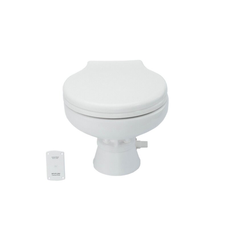 Купить Johnson Pump 80-47626-01 AquaT Standard Electric Toilet - Super Compact, 12V 7ft.ru в интернет магазине Семь Футов