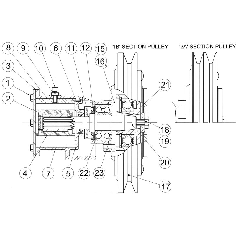 Купить Jabsco 50080-2301 Бронзовый импеллерный насос, на ножном креплении, размер 080, муфта 24В, шкив 1B, 1" BSP, NEO 7ft.ru в интернет магазине Семь Футов