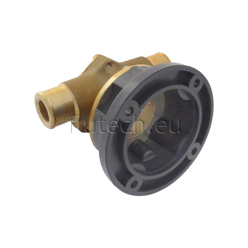 Купить Jabsco 50005-00-8411 Flexible Bronze Impeller Pump with flange adapter, BG 005, 9,5mm (3/8") BSP threaded ports, NEO 7ft.ru в интернет магазине Семь Футов