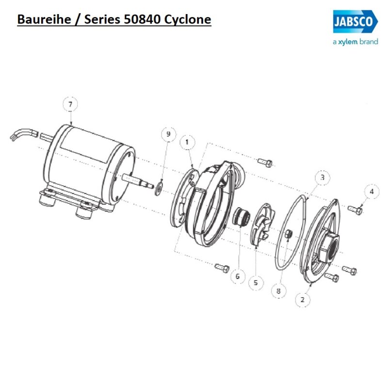 Купить Jabsco 50835-0000 Service Kit B - Kit Seal (Cyclone LP) 7ft.ru в интернет магазине Семь Футов