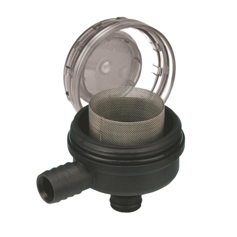 Купить Jabsco 46400-0010 Насосный фильтр-отстойник, 40 MESH (тонкий фильтр), штекерный порт для насоса (м) x 19 мм шланговое соединение, 90° 7ft.ru в интернет магазине Семь Футов
