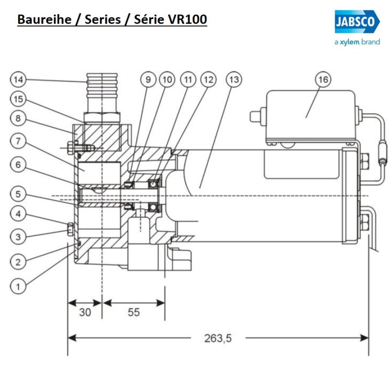 Купить Jabsco SK422-0001 Service Kit VR100 7ft.ru в интернет магазине Семь Футов