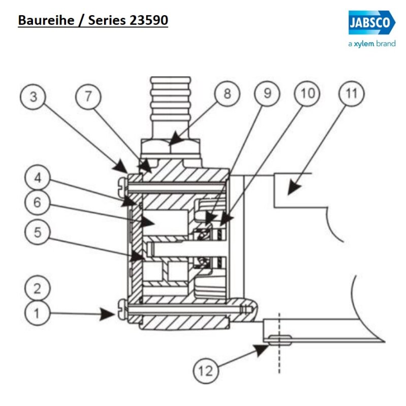 Купить Jabsco 23874-2050 Body 7ft.ru в интернет магазине Семь Футов