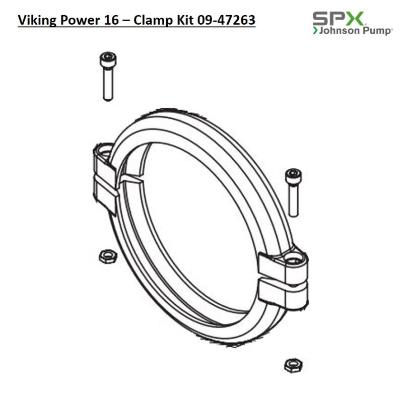 Купить Johnson Pump 09-47263 Комплект хомутов для Viking Power 16 7ft.ru в интернет магазине Семь Футов
