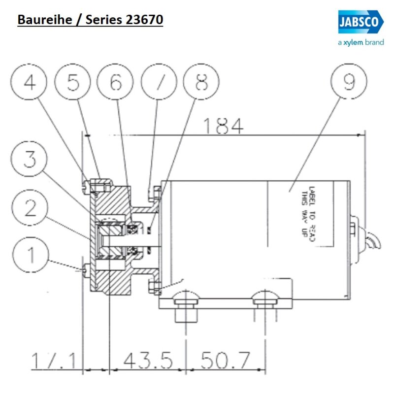 Купить Jabsco SK400-0023 Сервисный комплект 7ft.ru в интернет магазине Семь Футов