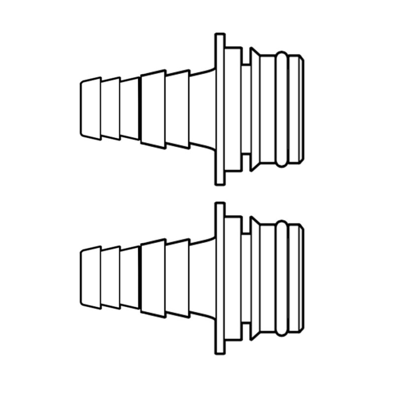Купить Flojet 20381070 Комплект портов (2 шт.), Соединение насоса x 10/13 мм (3/8" и 1/2") шланговый штуцер, прямой, Витон 7ft.ru в интернет магазине Семь Футов