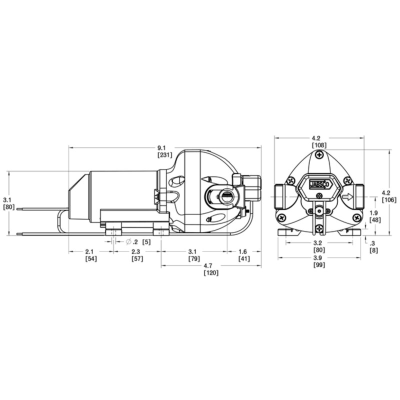 Купить Jabsco 32305-5012-3A HotShot 3.0 Помпа для мойки 11,4 л/мин, 3,4 бар, S/E, 12В 7ft.ru в интернет магазине Семь Футов