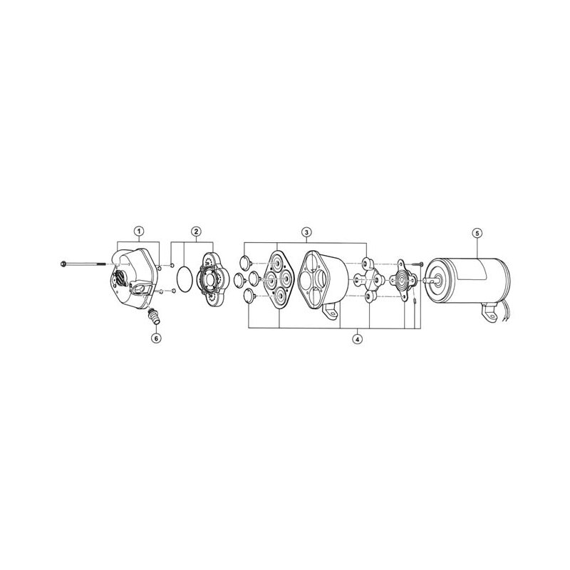Купить Flojet R4125114A Quad II диафрагменный насос 18,9 л/мин, Geo/Buna, Cont.D, 12В 7ft.ru в интернет магазине Семь Футов