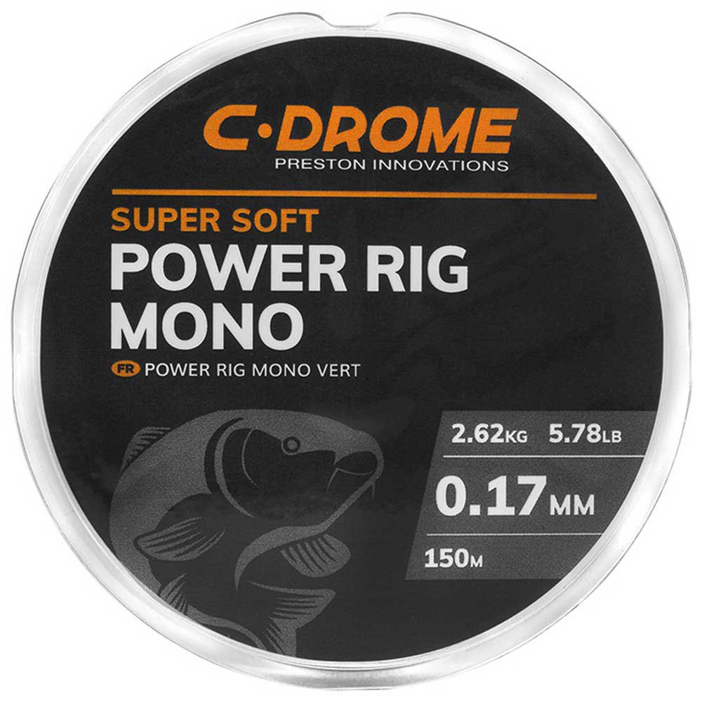 C-Drome P0270016 Power Rig Мононить 150 м Золотистый Transparent 0.170 mm 