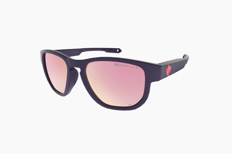 Купить Спортивные очки Demetz Float-D / Purple Matt / Coral Grey Polarized with Pink Mirror Cat.3, floatd58sa55 7ft.ru в интернет магазине Семь Футов