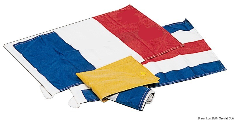 Купить Набор флагов Франция (N + C + Французский триколор) 50 х 75 см, Osculati 35.446.20 7ft.ru в интернет магазине Семь Футов