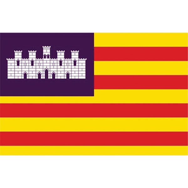 Talamex 27367030 Balearic Islands Многоцветный  Yellow / Red / Purple / White 30 x 45 cm 