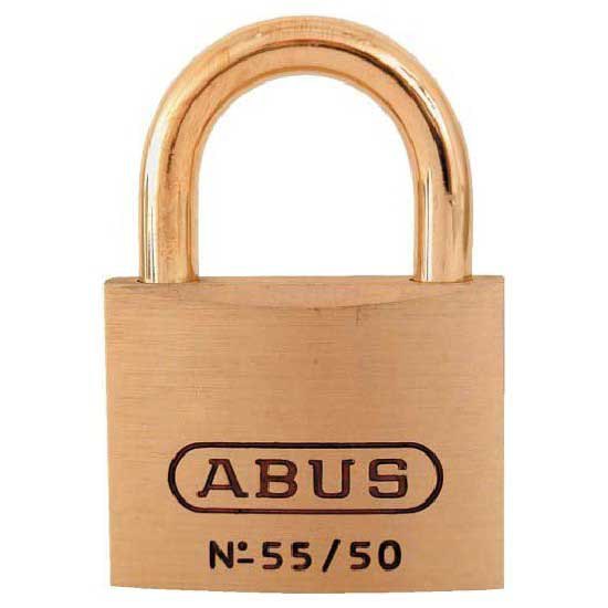 ABUS 195-56811 Замок 2´´ карточный Золотистый Brass One Size 