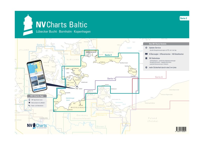 Купить NV VERLAG 1201 NV Plano 2 - Любекская бухта, от Борнхольма до Копенгагена 7ft.ru в интернет магазине Семь Футов