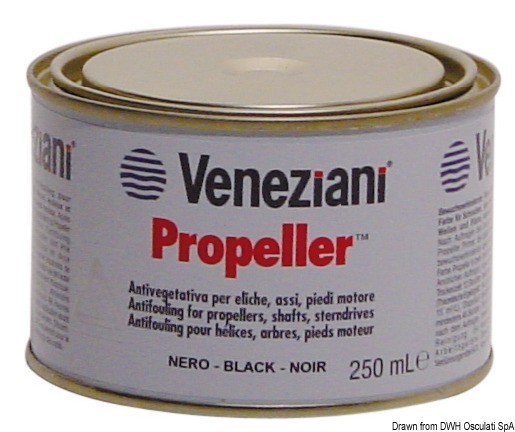 Купить Необрастающая краска серая Veneziani Propeller 15 м2/л 0,25 л, Osculati 65.021.00GR 7ft.ru в интернет магазине Семь Футов