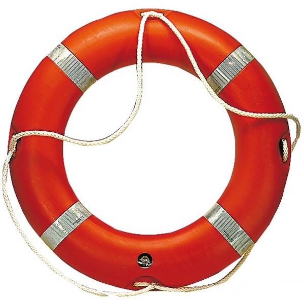 Спасательный круг сверхкомпактный сертифицированный по MED 40 x 64 см 2,7 кг, Osculati 22.439.01