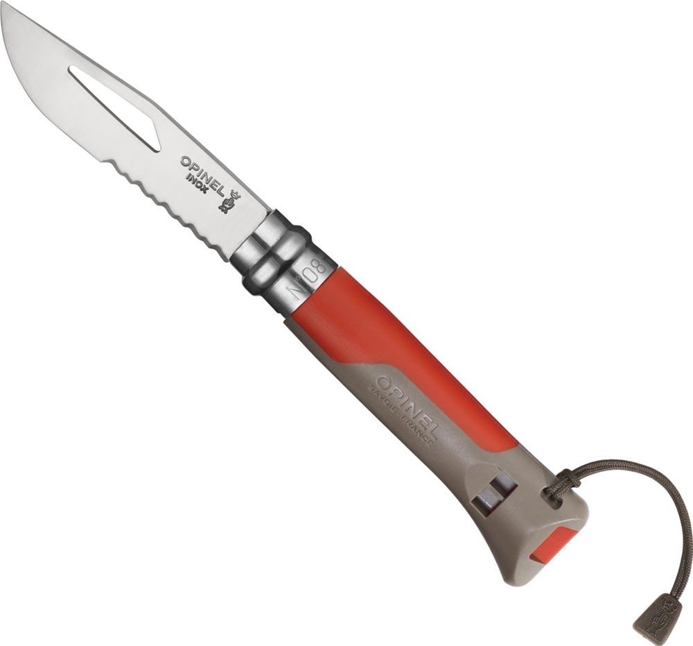 Opinel 001714 N°08 Outdoor Серебристый  Brown / Red 8.5 cm