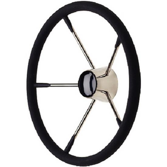 Seachoice 50-28581 15 Destroyer Wheel Черный  Stainless Steel