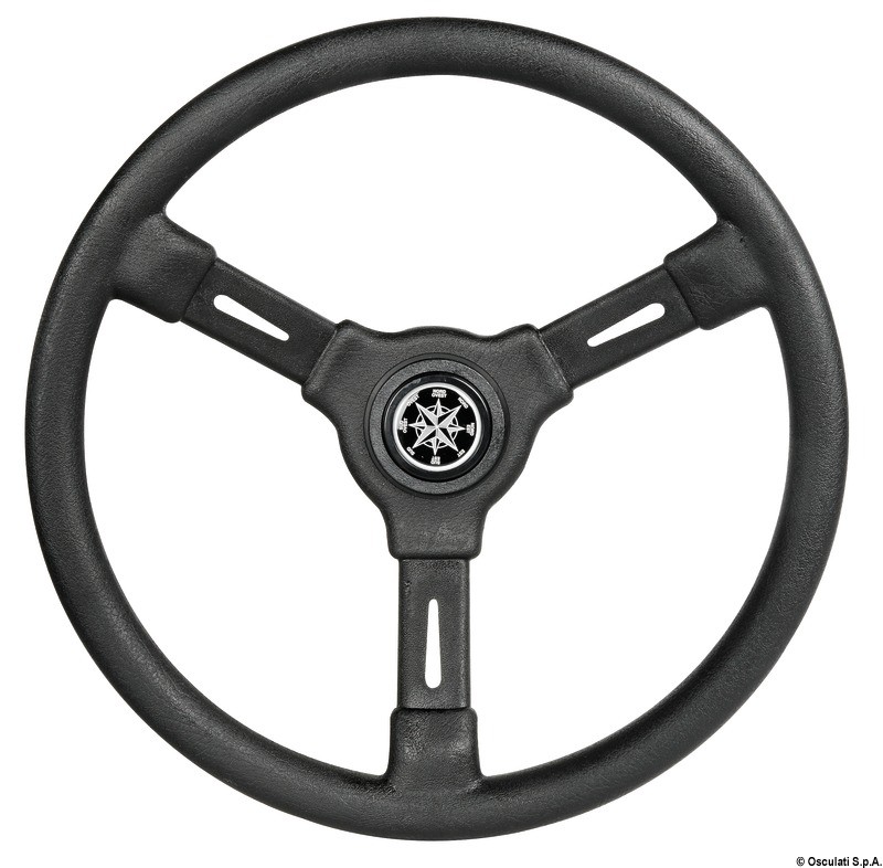 Купить 3-spoke steering wheel black 355 mm, 45.158.05 7ft.ru в интернет магазине Семь Футов