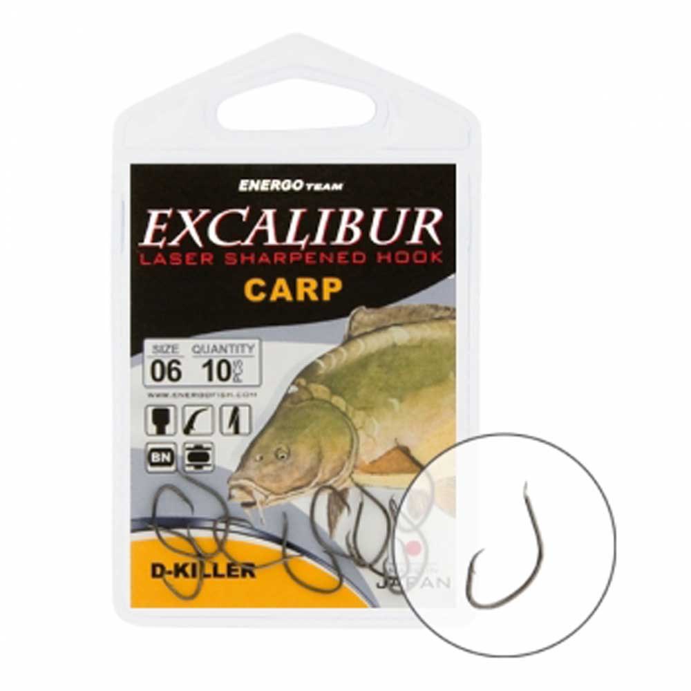 Excalibur 47055200 D-Killer Зубчатый Крюк Бесцветный Black Nickel 2/0