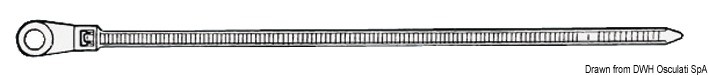 Купить Самозатягивающиеся кабельные стяжки из нейлона-66 7.8 x 200 мм, Osculati 18.037.02 7ft.ru в интернет магазине Семь Футов