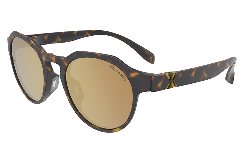 Купить Спортивные очки HILX Feral Matt Demi / Gold Mirror Polarized Lens, hfr05105-frpgd2 7ft.ru в интернет магазине Семь Футов