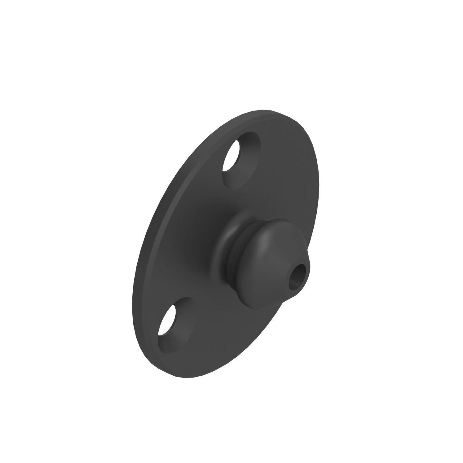 Низкопрофильная накладная клипса типа "папа" усиленная Fastmount LP-SMX для тонких панелей чёрная