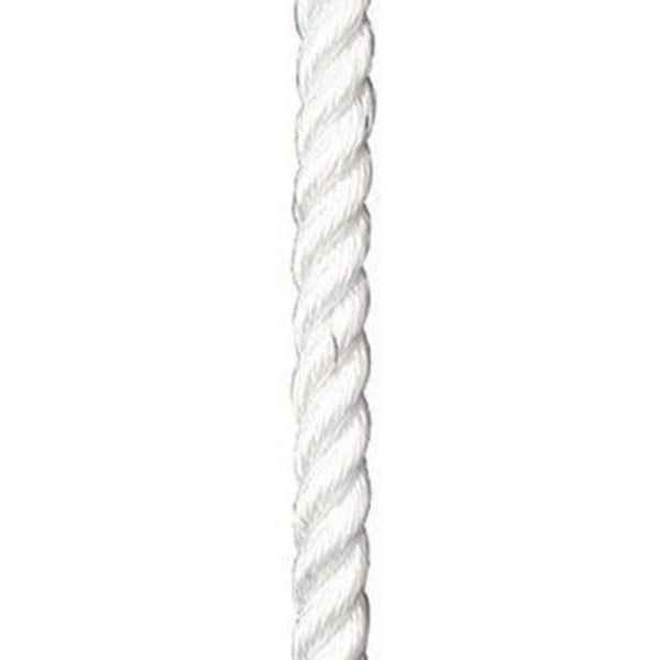 Poly ropes POL1109042118 110 m Улучшенная веревка из полиэстера Белая White 18 mm 