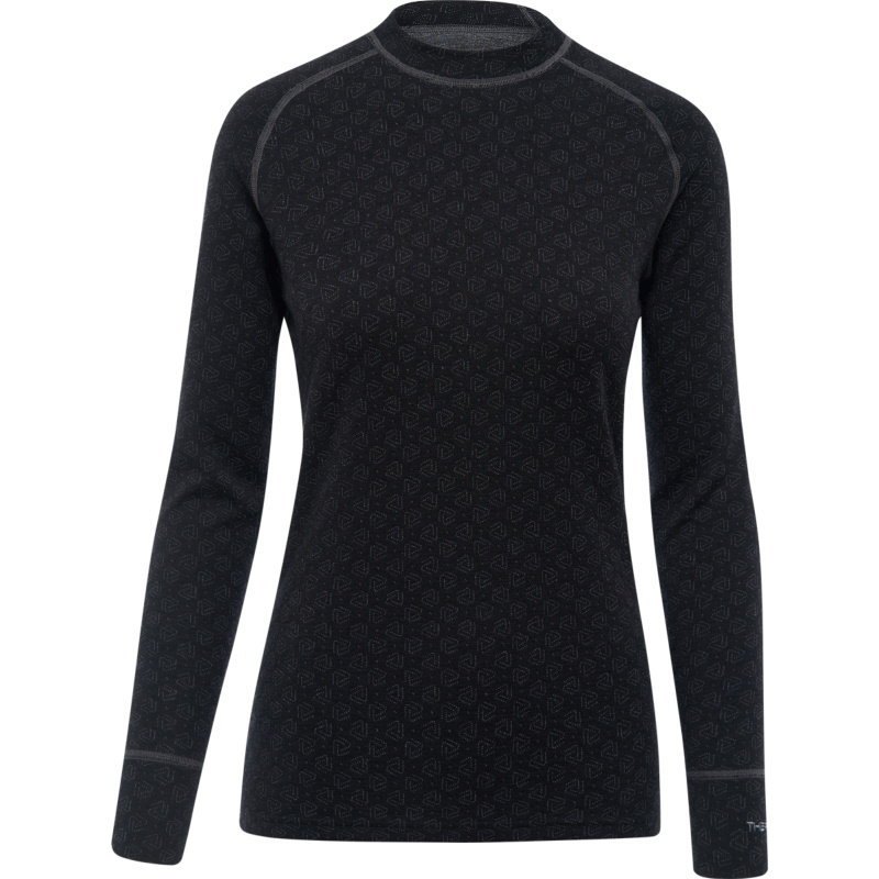 Thermowave TEXTRSHIRTHMNOIR Базовый слой с длинным рукавом Merinos Xtreme Черный M