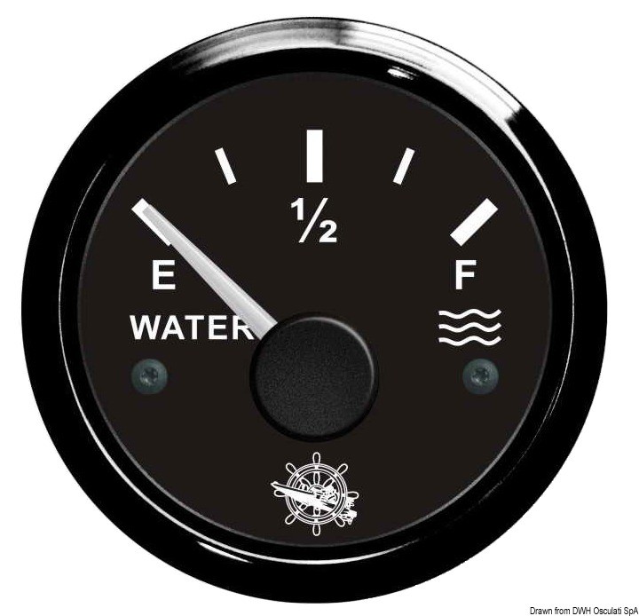 Купить Water level gauge 240/33 Ohm black/black, 27.320.03 7ft.ru в интернет магазине Семь Футов
