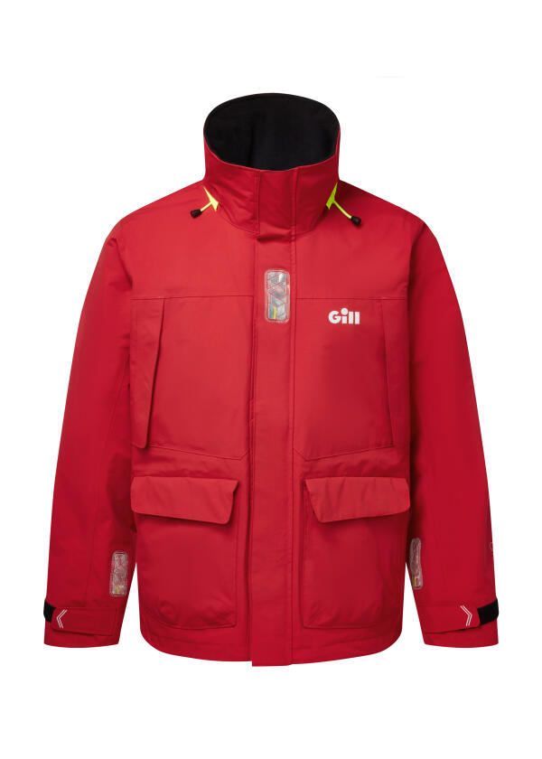 Купить GILL OS34J-RED01-M Мужская прибрежная куртка OS3 / красный / Размер одежды: М 7ft.ru в интернет магазине Семь Футов