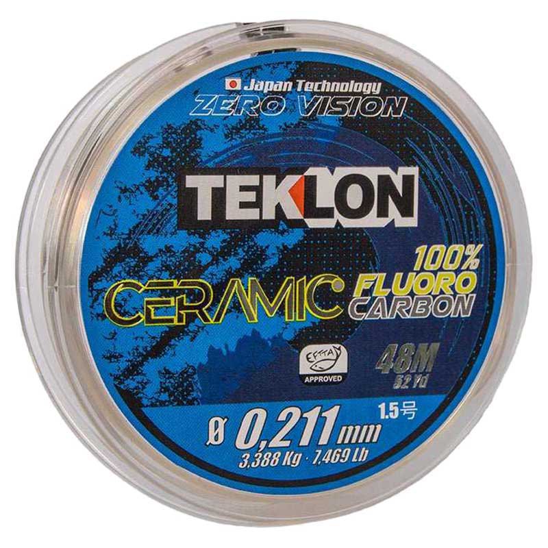 Teklon 1700000009278-UNIT Ceramic 48 m Флюорокарбон Бесцветный Clear 0.351 mm