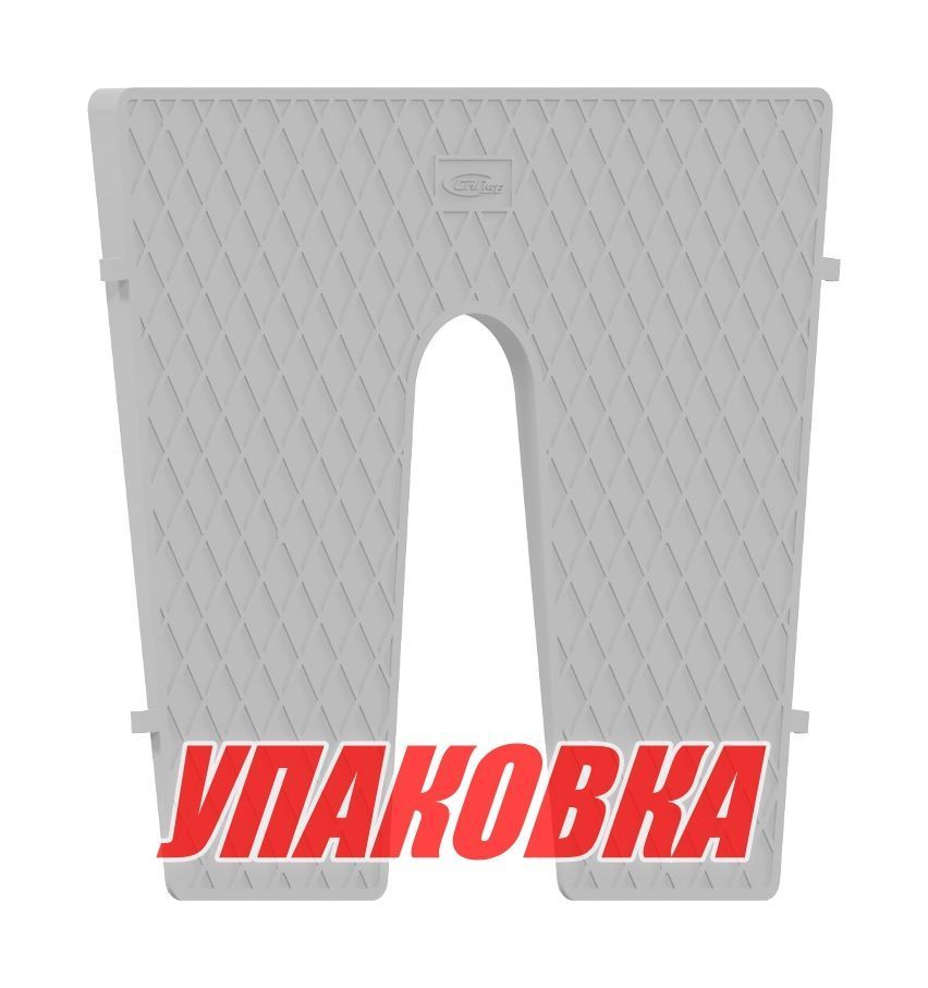 Купить Накладка клин на транец 450x360 мм, серая (упаковка из 4 шт.) CAN-SB VA1054_pkg_4 7ft.ru в интернет магазине Семь Футов