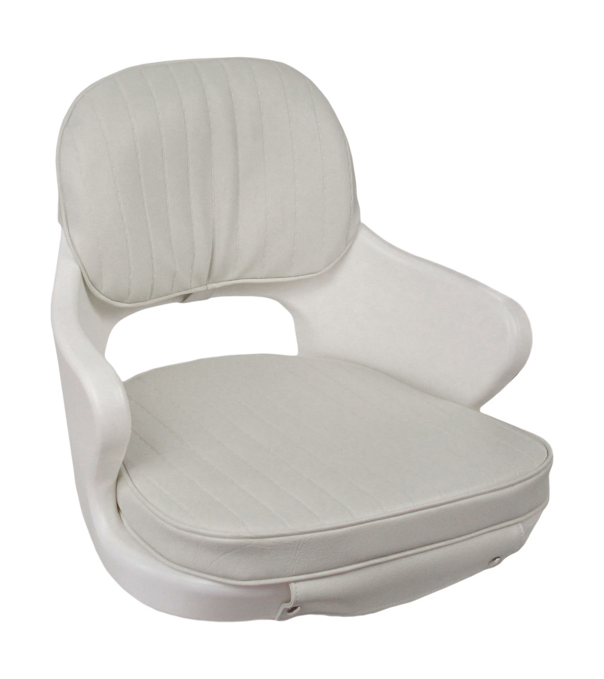 Кресло YACHTSMAN мягкое, съемные подушки, материал белый винил Springfield 1060410C