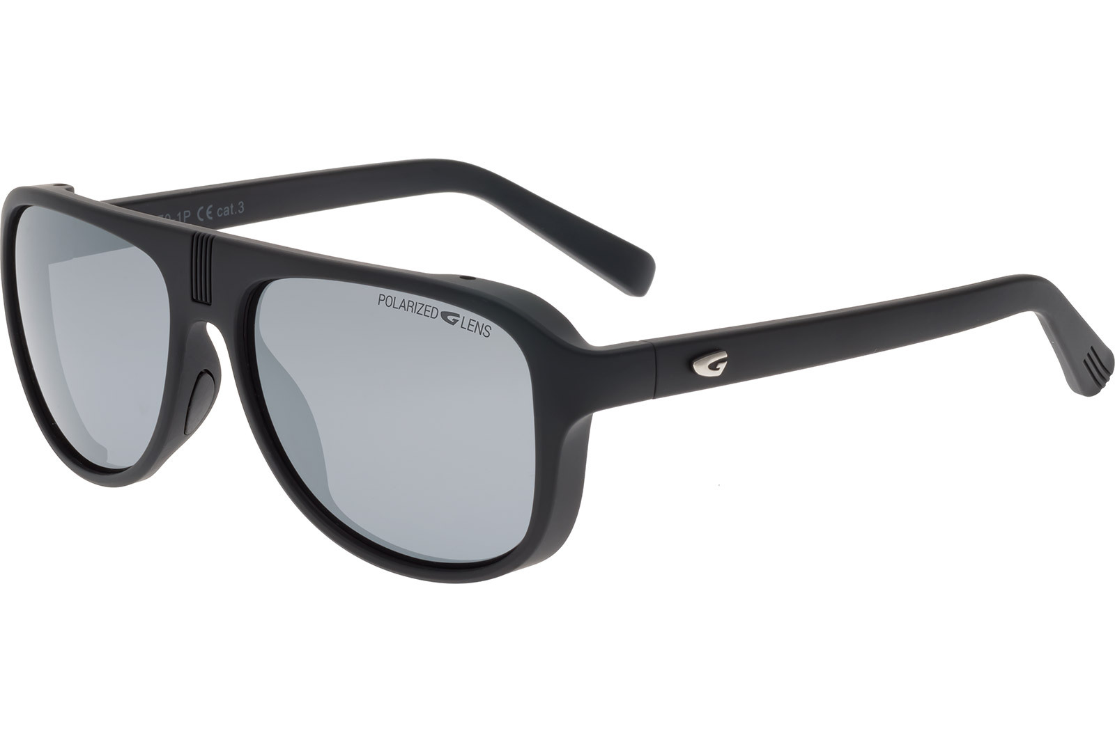 Купить Спортивные очки GOG Fitz Roy / Matt Black / Polarized Silver Lens, e470-1p 7ft.ru в интернет магазине Семь Футов