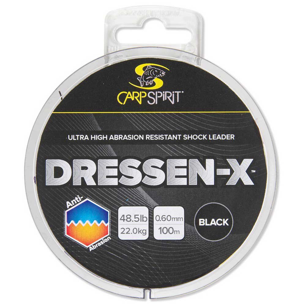 Carp spirit 050045139 Dressen-X Карповая Ловля 100 M Черный Black 0.500 mm 