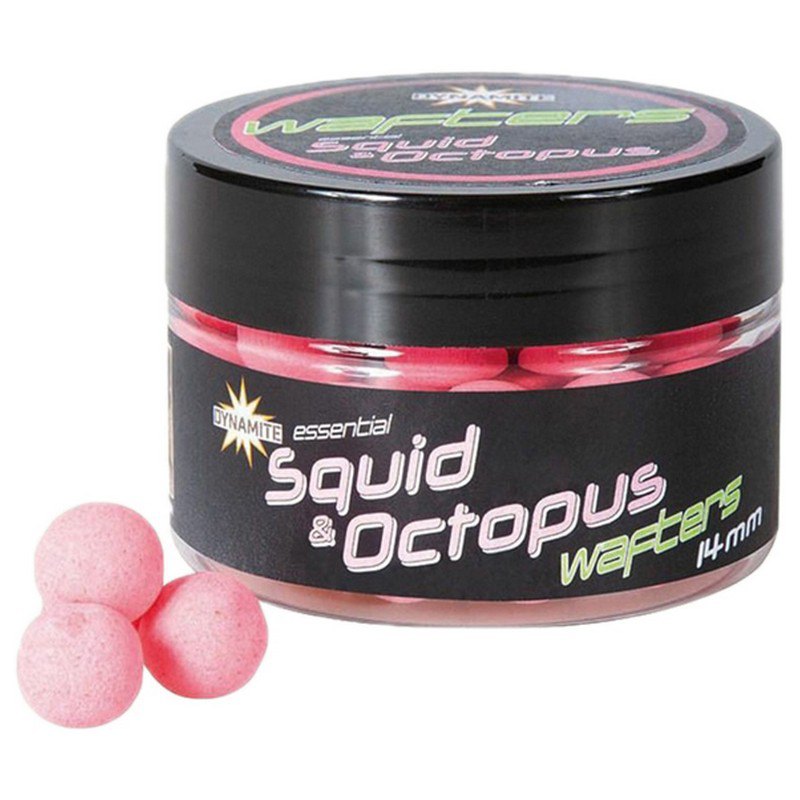Dynamite baits ADY041600 Fluoro Wafters Кальмар И Octopus Natural Bait 50g Серый 14 mm 