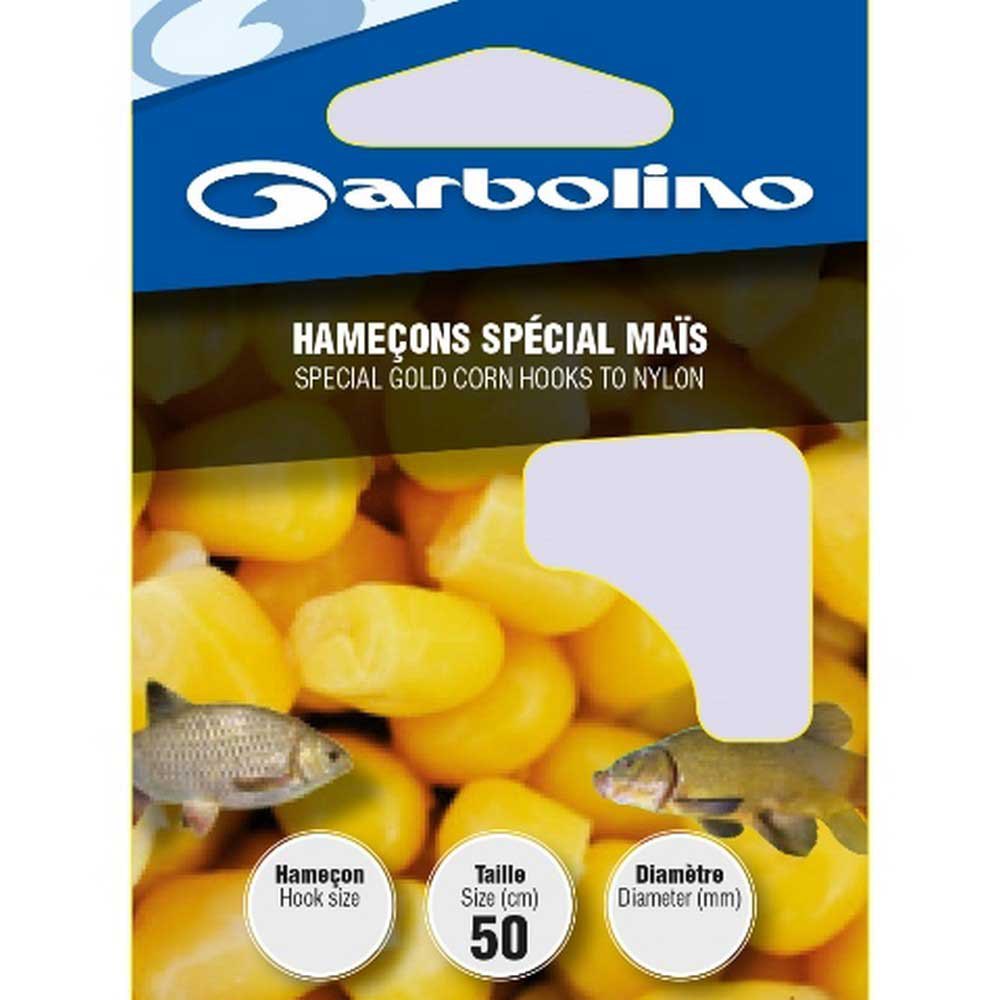 Garbolino competition GOMAD0710-L20H8 Corn Связанные Крючки Желтый 20 