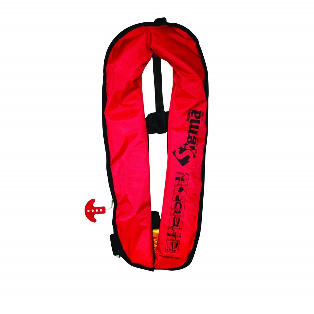 Автоматический надувной спасательный жилет LALIZAS Sigma 710964 красный 170N ISO 12402-3 одобрено SAMSA и NSRS