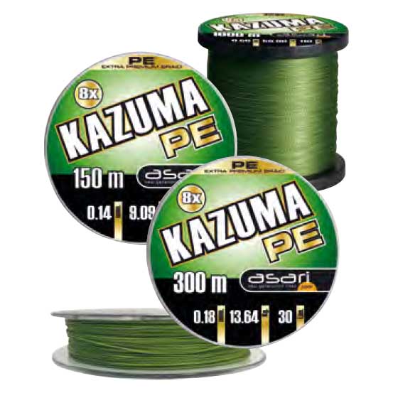 Asari LAK81000120 Kazuma 8X PE 1000 M Линия Зеленый  Green 1.200 mm 