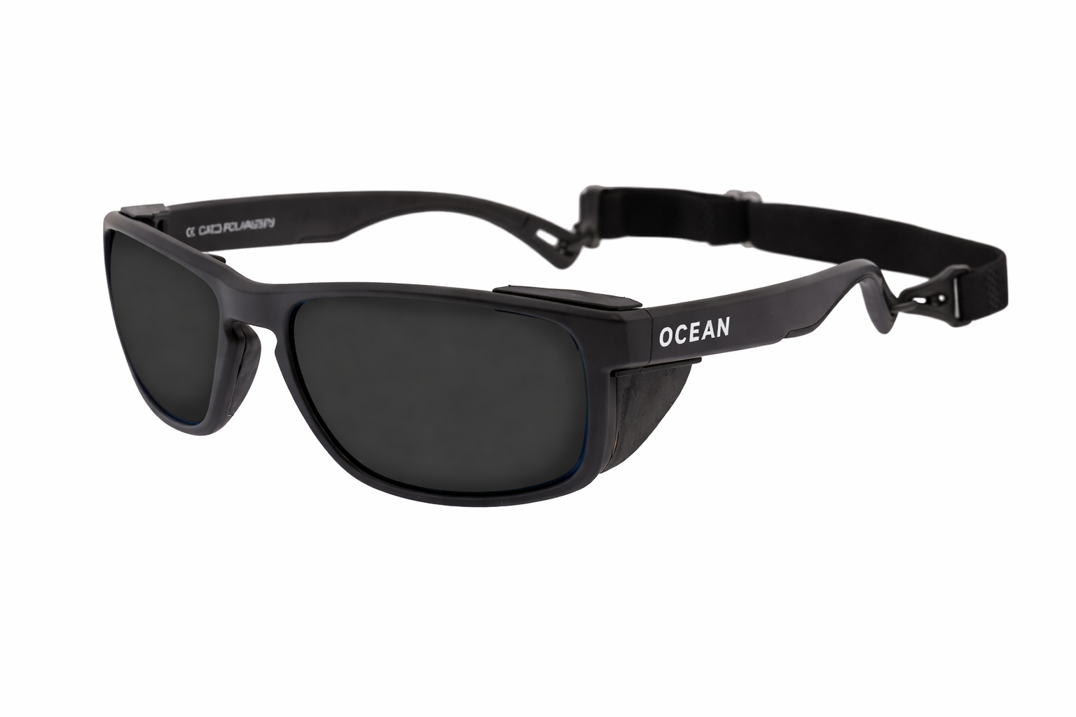 Купить Спортивные очки OCEAN Le Morne Black / Smoke Polarized Lens, 100.1 7ft.ru в интернет магазине Семь Футов