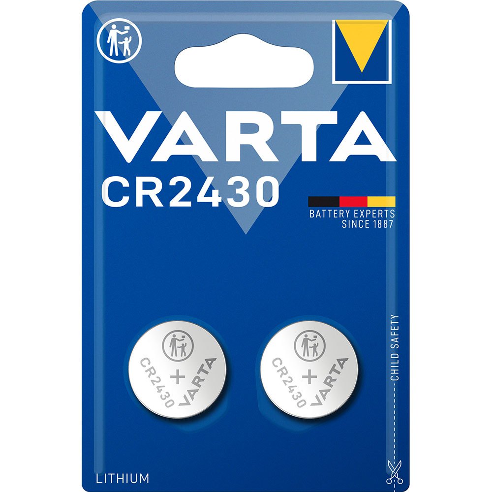 Varta 06430101402 1x2 Electronic CR 2430 Аккумуляторы Серебристый Silver