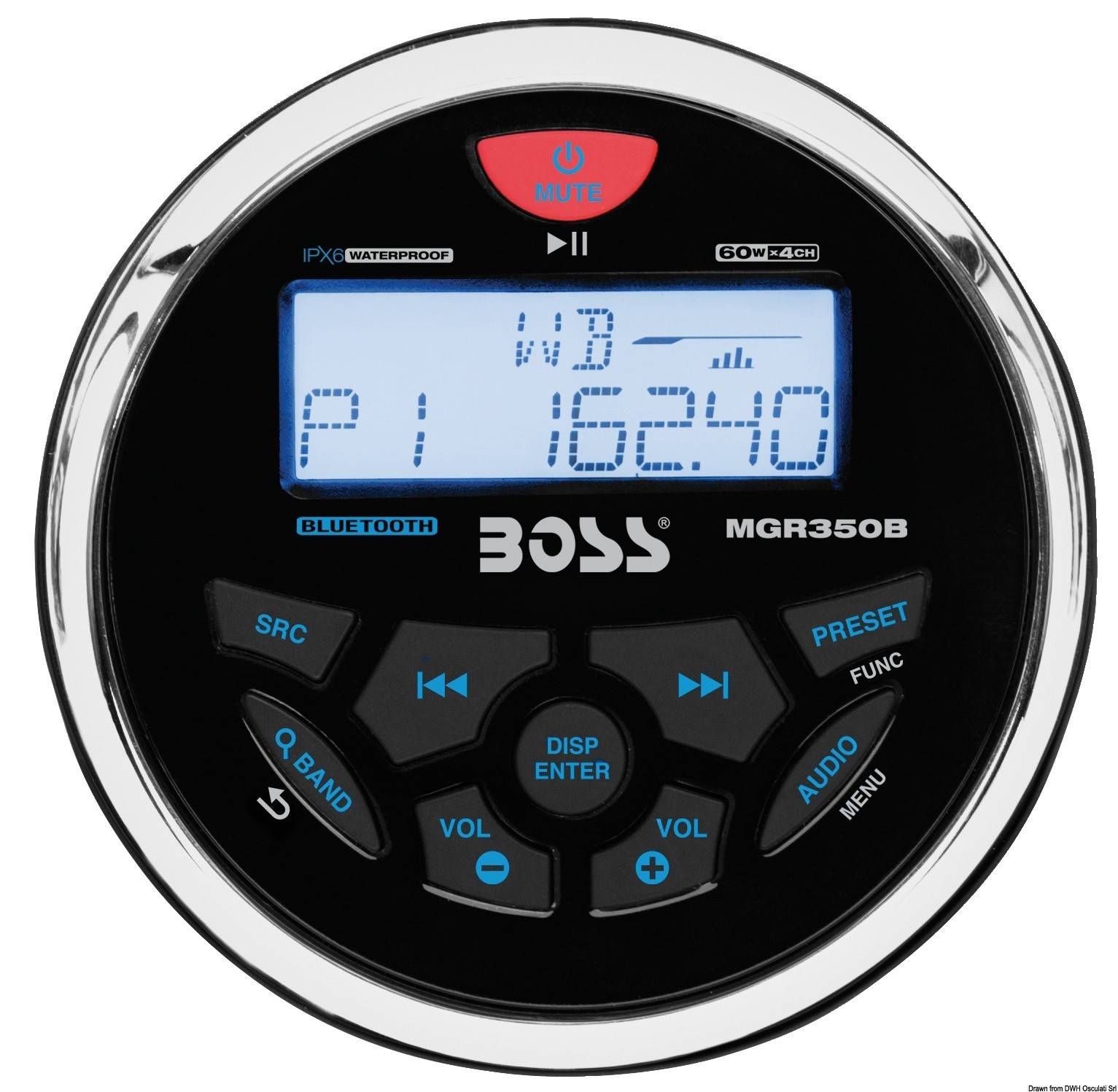 Купить BOSS FM/AM/Bluetooth/USB/MP3 radio for dashboard, 29.530.05 7ft.ru в интернет магазине Семь Футов