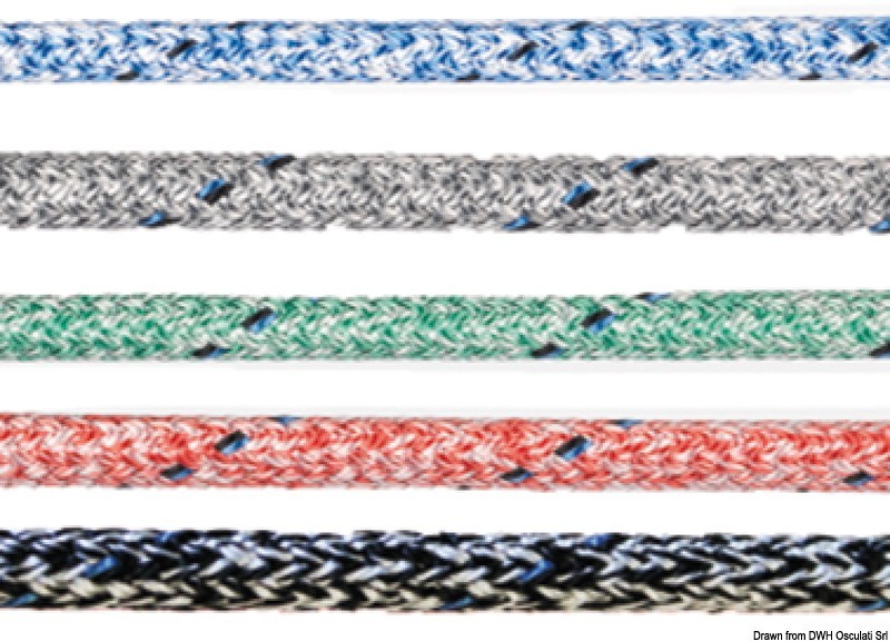 Купить Трос MARLOW Doublebraid из полиэфира с выделяющейся окраской синего цвета 100 м диаметр 14 мм, Osculati 06.423.14BL 7ft.ru в интернет магазине Семь Футов
