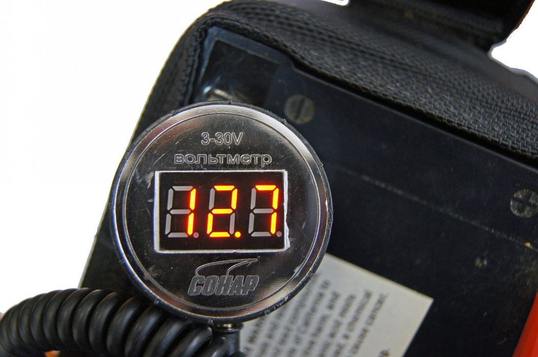 Купить Вольтметр для аккумулятора водозащищенный 3-30 В 3-30-V 7ft.ru в интернет магазине Семь Футов