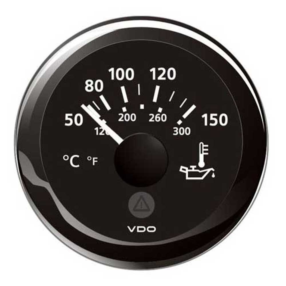 Аналоговый индикатор температуры масла VDO Veratron ViewLine A2C59514160 Ø52мм 322,8-18,6Ом 8-32В шкала +50°C–+150°C(+120°F–+300°F) чёрного цвета